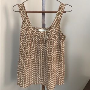 3/$10 !!! Banana Republic Silk Medallion-Print Blouse